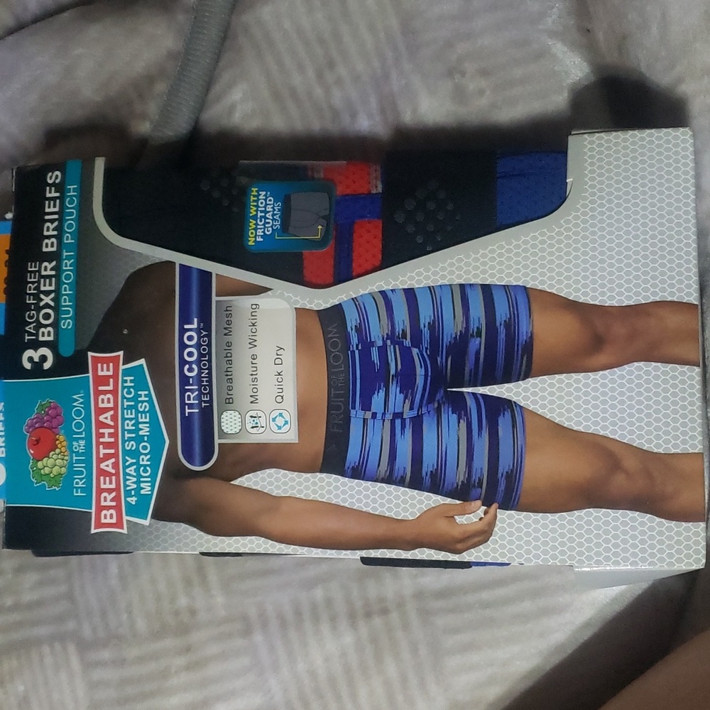 3 pack men's boxer briefs